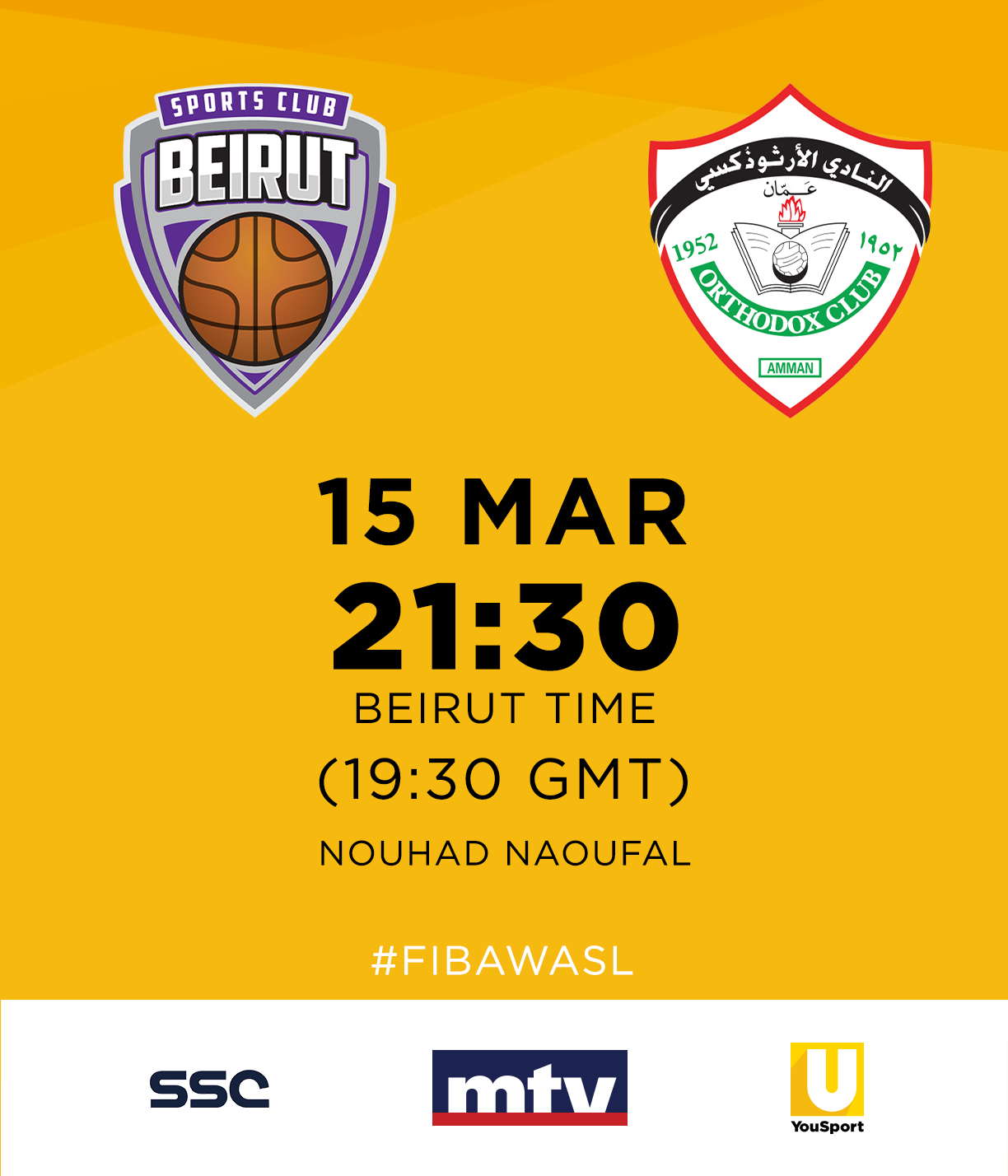 YouSport Schedule BEI vs ORX